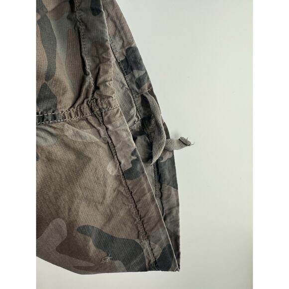 Men's Cargo Shorts Elastic Waist Multi Pocket Hiking Outdoor Camo Cotton Sz 42.. - Picture 7 of 16